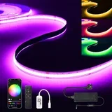 WiFi COB RGBWW LED trak 5 m z napajalnikom in daljinskim upravljalnikom
