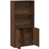 vidaXL Knjižna omara rjavi hrast 60x24x120 cm inženirski les | Shoptok.si