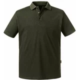 RUSSELL Olive Men's Polo Shirt Pure Organic