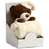 Bbo set plišana igračka + ćebence Bear Beige | ePonuda.com