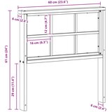 MODUL naslona za ruke 2 kom. Bijela 60 x 6 x 61 cm | shoptok.hr