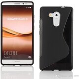  Gumijasti / gel etui S-Line za Huawei Mate 8 - črni Cene