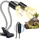 INF Dvojna toplotna svetilka za terarij / UVA svetilka za plazilce, (21383667) | Shoptok.si