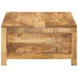 vidaXL Klubska mizica 80x55x30 cm trden mangov les | Shoptok.si