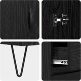  Kreveta Crni Hrast 69,5 x 34 x 90 cm Konstrukcijsko drvo | shoptok.hr