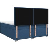  Boxspring krevet s madracem Plava 140 x 200 cm Tkanina - Plava 140 x 200 cm Dizajn linija | shoptok.hr