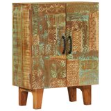 vidaXL Ročno izrezljana stranska omarica 55x30x75 cm predelan les | Shoptok.si