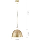  Industrijska viseća svjetiljka 25 W mjedena okrugla 31 cm E27 | shoptok.hr