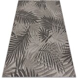 RugsX Preproge Preproga v videzu sisala FLOORLUX 20504 Listi 120x170 cm Siva | Shoptok.si