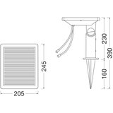 Ledvance Hibridni solarni panel ENDURA 24W/12V 2000 mAh IP67 | Eponuda.com