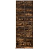 Cd ormar Dimljeni hrast 65 x 23,5 x 175 cm Konstruirano drvo | shoptok.hr