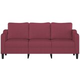 vidaXL Trosjed od tkanine crvena boja vina 180 cm | shoptok.hr