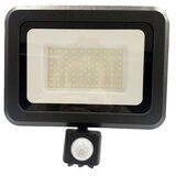  LED spoljašnji reflektor sa senzorom LED/50W/230V 4000K IP44 crna | Eponuda.com