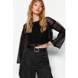 Trendyol Black Transparent Knitwear Sweater | Shoptok.si