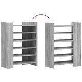 vidaXL Ormarić za cipele boja hrasta 74,5x37,5x100cm konstruirano drvo | shoptok.hr