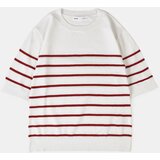 Sinsay Sveter s kratkim rukavima na pruge | shoptok.hr