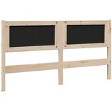  Tapecirani uzglavlje Smeđa 150 cm Čvrsto borovo drvo | shoptok.hr