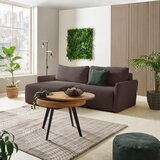 MID.YOU KOTNA SEDEŽNA GARNITURA, rebrasti žamet rjava | Shoptok.si