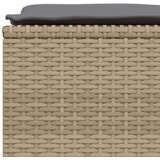  5-dijelni vrtni set sofa s jastucima bež od poliratana | shoptok.hr