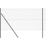 vidaXL Zavarena žica sa 7 stubova Siva 1.2x10 m Čelik | shoptok.hr