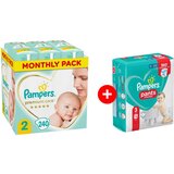 Pampers Premium Care pelene mesečno pakovanje S2 / 240 + Pam | ePonuda.com