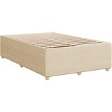 vidaXL Krevet box spring s madracem krem 120 x 190 cm od tkanine | shoptok.hr