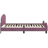  za djecu s uzglavljem Ljubičasta 90 x 190 cm Baršun | shoptok.hr