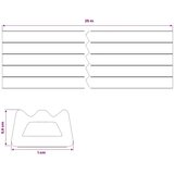  Samoljepiva brtvila za prozore Smeđa 10 x 6 mm 25 m EPDM pjena - Smeđa 25 m ED-profil 10 x 6 | shoptok.hr