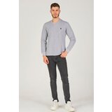 Dewberry V4002 V COLLAR MEN'S SWEATSHIRT-GRAY | shoptok.hr