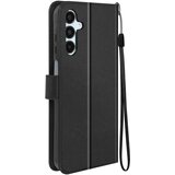 Oem Mayaxess, Torbica s preklopom za Samsung Galaxy A15 5G Zaščita z zapestnim trakom Večnamenska zaklopka, Črna, (5000215777) | Shoptok.si