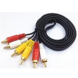 E-green Činč-činč kabl 3xRCA - 3xRCA 1.5m crni Cene