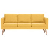  2-dijelni set sofa od tkanine žuti | Eponuda.ba