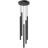  Sollux SL.1176 - Luster na lanku PASTELO 5xG9/8W/230V crna | Eponuda.com
