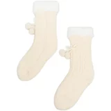 Cropp ženske čarape - slonovača 8935V-01X