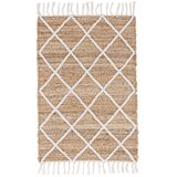 BIZZOTTO Bijeli/u prirodnoj boji ručno rađen juten tepih 60x90 cm Shaila – | shoptok.hr