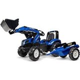 Traktor na pedale 3090m sa kašikom i prikolicom - plavi