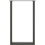  Noge za barski stol U-oblika 2 kom antracit 60 x (100-101) cm čelik | shoptok.hr