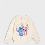 Sinsay Pamučna majica s printom Stitch | shoptok.hr