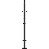  Vrtna vrata crna 105x106 cm čelični dizajn plamena | shoptok.hr
