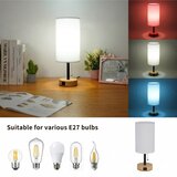  Brilagi - Stona lampa sa USB portom TABLON 1xE27/25W/230V hrast/crna/bela | Eponuda.com