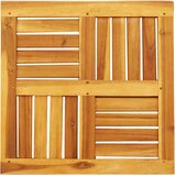 vidaXL Stolna ploča 50x50x2 cm četvrtasta od masivnog drva bagrema | shoptok.hr