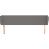  Vzglavje z ušesi temno sivo 183x23x78/88 cm blago, (20793906) | Shoptok.si