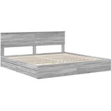 s od storage Siva Sonoma 200 x 200 cm Konstruirano drvo | shoptok.hr