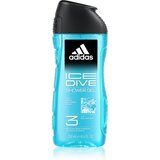 Adidas moški tuš gel 3v1 Ice Dive 250 ml - 2 kosa | Shoptok.si