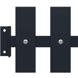 PANEL Ograjni panel antraciten 170,5x170 cm prašno premazano jeklo | Shoptok.si