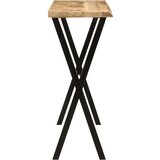  Konzolna mizica z naravnim robom 105x33x76 cm trden mangov les | Shoptok.si