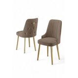Hanah home Newa set stolica, 46x94x46 cm, 4 dijela, zlatno-smeđa boja | Eponuda.ba