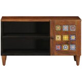 TV ormar s pohranom Orah 80 x 33 x 46 cm Čvrsto drvo manga | Eponuda.com