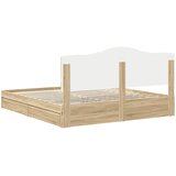  s od storage Sonoma hrast 180 x 200 cm Konstruirano drvo | shoptok.hr