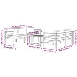  6-dijelna vrtna garnitura s jastucima aluminijska antracit | shoptok.hr